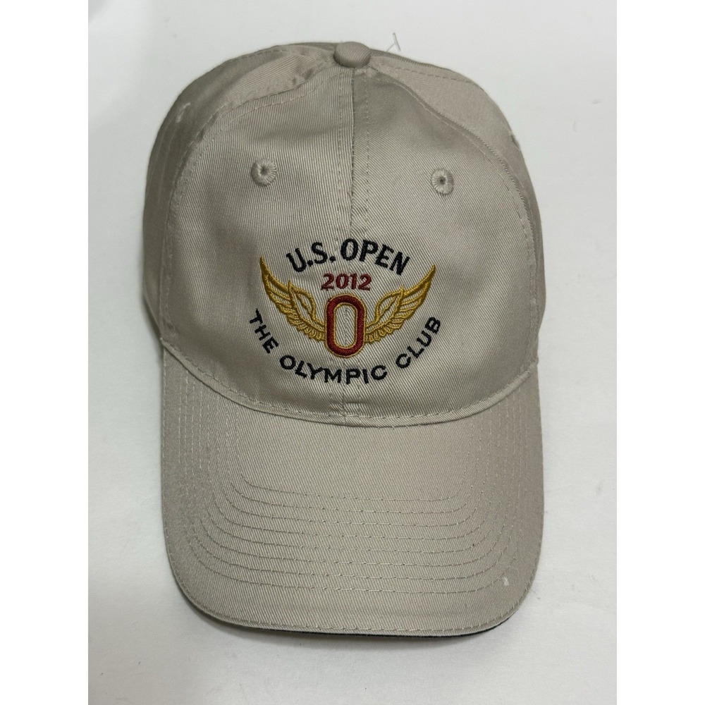 US Open 2012 The Olympic Club Golf USGA Member PGA Wings Beige Strapback Hat Cap